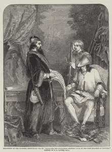 ګالیوټي، ستورپوه، د لوئس XI د چاپولو لومړۍ نمونه ښکاره کوي